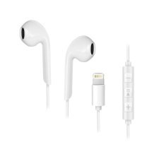 Forcell arphones sztereó Apple iPhone lightning 8-pin NEW BOX fehér audió kellék