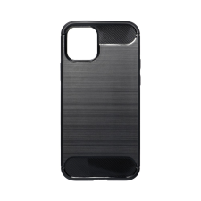 Forcell Carbon Apple iPhone 12/12 Pro Szilikon Tok - Fekete tok és táska