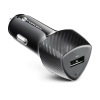 Forcell Carbon Car töltő USB QC 3,0 18W CC50-2A fekete (összesen 18W)