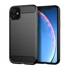 Forcell Carbon hátlap tok Apple iPhone 11, fekete tok és táska