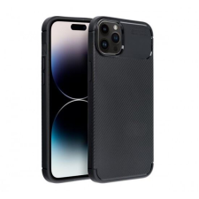 Forcell Carbon Premium Apple iPhone 14 Plus hátlap tok fekete (73582) (FO73582) tok és táska