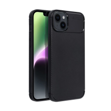 Forcell Carbon Premium Apple iPhone 14 Plus karbon mintás szilikon tok fekete tok és táska