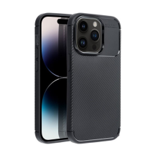 Forcell Carbon Premium hátlap tok, Apple iPhone 12 / 12 Pro , fekete tok és táska
