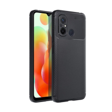 Forcell Carbon Premium Xiaomi Redmi 12C szilikon tok, fekete tok és táska