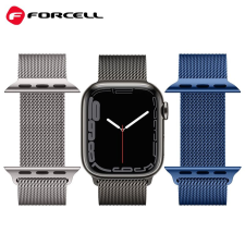 Forcell F-DESIGN FA03 szíj Apple Watch 42/44/45/49mm kék okosóra kellék