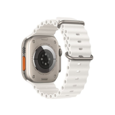 Forcell F-Design FA12 Apple Watch 42/44/45/49mm szíj, fehér okosóra kellék