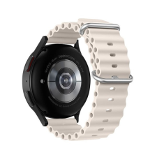 Forcell F-Design FS01 Samsung Galaxy Watch 22mm szíj, bézs okosóra kellék