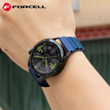 Forcell F-DESIGN FS05 szíj Samsung Watch 22mm sötét tengerészkék okosóra kellék