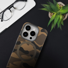 Forcell F-Protect MagSafe-kompatibilis tok iPhone 16 Plus - barna terepmintás tok és táska