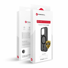 Forcell F-Protect MagSafe-kompatibilis tok iPhone 16 Plus - fekete átlátszó tok és táska
