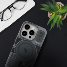 Forcell F-Protect MagSafe-kompatibilis tok iPhone 16 - szürke mintás tok és táska