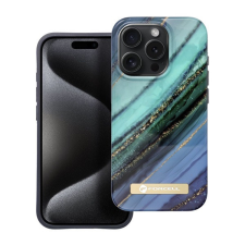 Forcell F-Protect Mirage Apple Iphone 15 Pro Magsafe kompatibilis hátlap tok, márvány minta, jáde zöld tok és táska