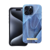 Forcell F-Protect Mirage Apple Iphone 15 Pro Max Magsafe kompatibilis hátlap tok, madártoll minta, kék