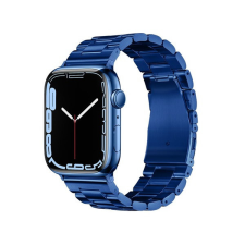 Forcell FA10 Apple Watch 38/40/41mm fém szíj, kék okosóra kellék