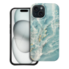 Forcell FORCELL F-PROTECT Mirage, Military Drop-Tested case compatible with MagSafe for IPHONE 15 green marble