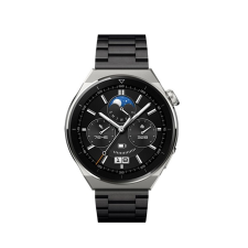 Forcell FS06 Samsung Watch 20mm fém szíj, fekete okosóra kellék