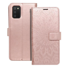 Forcell iPhone 14 Plus (6.7&quot;) telefon tok, könyvtok, oldalra nyíló tok, mágnesesen záródó, rose gold, mandala, Forcell Mezzo tok és táska