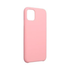 Forcell iPhone 14 Pro Max (6,7&quot;) szilikon tok, matt, velúr belső, rózsaszín, Forcell Silicone tok és táska