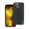  Forcell Leather műbőr hátlap tok, Apple iPhone 14 Pro, fekete