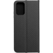 Forcell Luna Flipes Carbon Xiaomi Redmi Note 10/10S Fekete (5903396106866) tok és táska