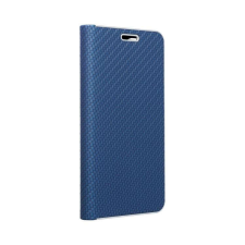 Forcell LUNA flipes Carbon Xiaomi redmi Note 10 Pro kék tok és táska