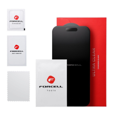Forcell Matt Glass edzett üveg fekete szegéllyel iPhone 12 Pro Max mobiltelefon kellék