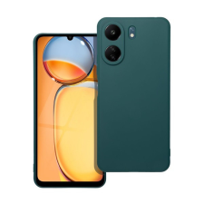 Forcell Matt Xiaomi Redmi 13C szilikon tok, sötét zöld tok és táska