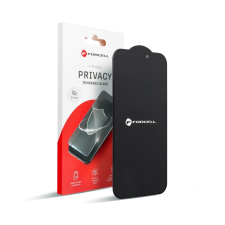 Forcell Privacy Glass betekintésvédett edzett üveg fekete szegéllyel iPhone 12/12 Pro mobiltelefon kellék