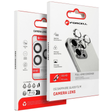 Forcell Samsung Galaxy S23 Ultra tempered glass kamera védő üvegfólia, levendula mobiltelefon kellék