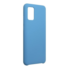 Forcell Silicone Samsung A025 Galaxy A02s kék Szilikon tok velúr belsővel tok és táska