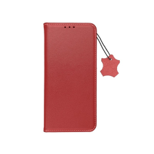 Forcell Smart Pro bőr flip tok Xiaomi Redmi Note 13 Pro 5G , bordó tok és táska