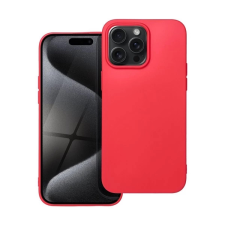 Forcell Soft Apple iPhone 15 Pro Max szilikon tok piros tok és táska
