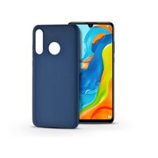 Forcell Soft Huawei P30 Lite Szilikon Hátlap Tok - Sötétkék (PT-5004) tok és táska