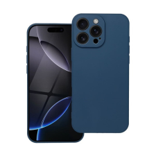 Forcell Soft iPhone 16 Pro Max szilikon tok, sötétkék tok és táska
