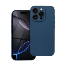 Forcell Soft iPhone 16 Pro szilikon tok, sötétkék tok és táska