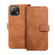 Forcell Tender flipes tok Xiaomi Redmi 9at / Redmi 9a barna tok és táska