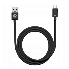 Forcell USB kábel Micro 2,1A C321 TUBE fekete 1 méteres kábel 1 méter kábel és adapter