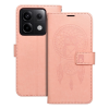 Forcell Xiaomi Redmi Note 13 Pro 5G könyvtok, fliptok, telefon tok, bankkártyatartós, mágneszáras, álomfogó mintás, barack színű, Forcell Mezzo
