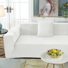 Forcheer Kanapé Huzat (bársonyos, 4 személyes, fehér) lakástextília