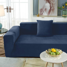 Forcheer Kanapé Huzat (bársonyos, 4 személyes, tengerészkék) lakástextília