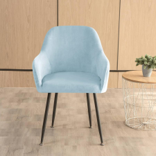 Forcheer Nagy Kagylószék Huzat (bársonyos, égszínkék) lakástextília