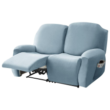 Forcheer Relax Fotel Huzat (bársonyos, 2 üléses, égszínkék, rugalmas) lakástextília