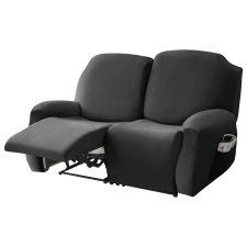 Forcheer Relax Fotel Huzat (bársonyos, 2 üléses, fekete, rugalmas) lakástextília