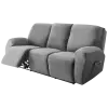 Forcheer Relax Fotel Huzat (bársonyos, 3 üléses, világosszürke, rugalmas)