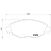  Ford Mondeo 3 első fékbetét készlet - Textar (2327904)