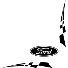 Ford oldalüveg matrica 06 autó dekoráció