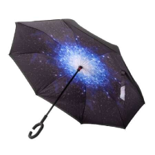  Fordított esernyő MS-273 #fekete-kék esernyő