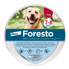  Foresto kullancs- és bolhanyakörv nagytestű kutyáknak 70 cm nyakörv, póráz, hám kutyáknak
