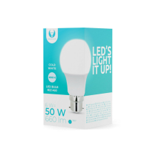Forever Light LED izzó B22 A60 6W 230V 6000K 660lm izzó