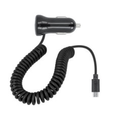 Forever micro USB, Szivargyújtós töltő, M-01, 53078, 750mAh, fekete mobiltelefon kellék